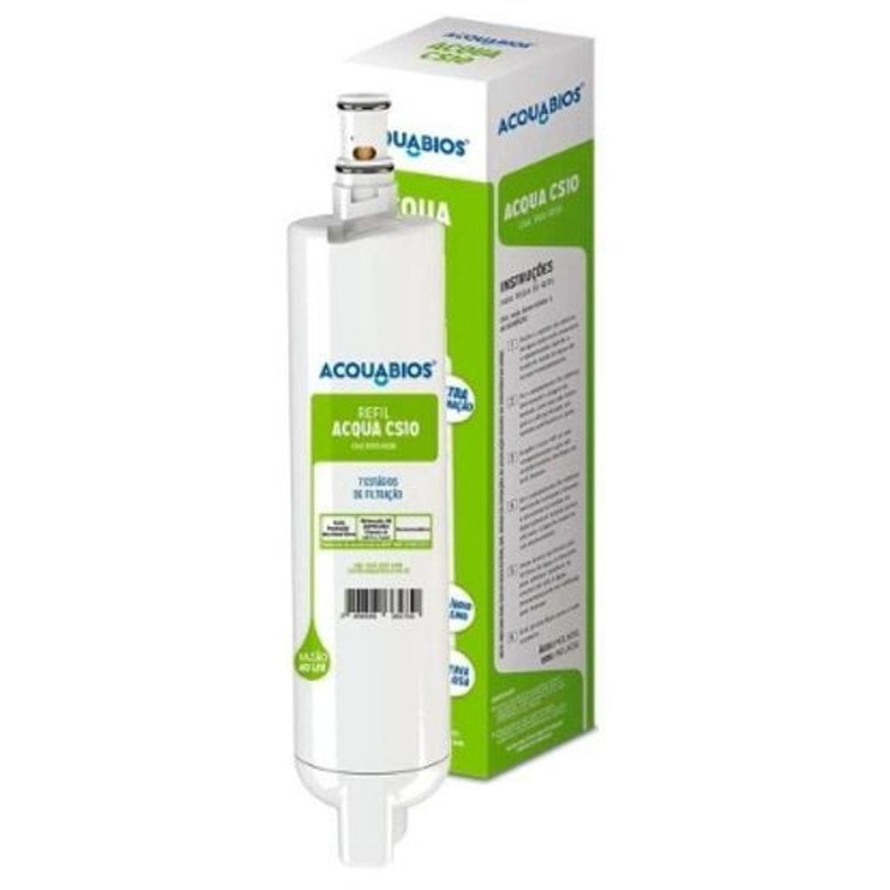 Filtro Refil Acquabios Purificador Modelos Bebedouro Consul