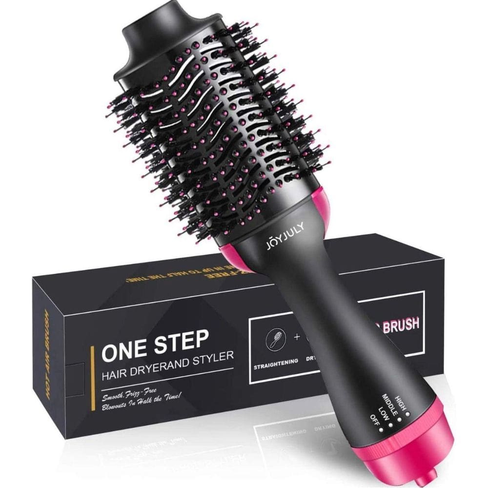 Escova Secadora Cabelo Profissional Seca Alisa Modela 3Em1
