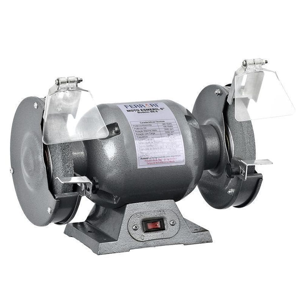 Moto Esmeril De Bancada Ferrari ME-6 360W 127/220V