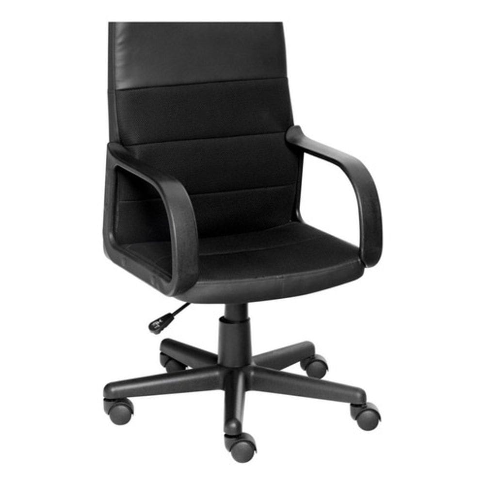 Cadeira Escritorio Executiva Giratoria Stripes - Preta