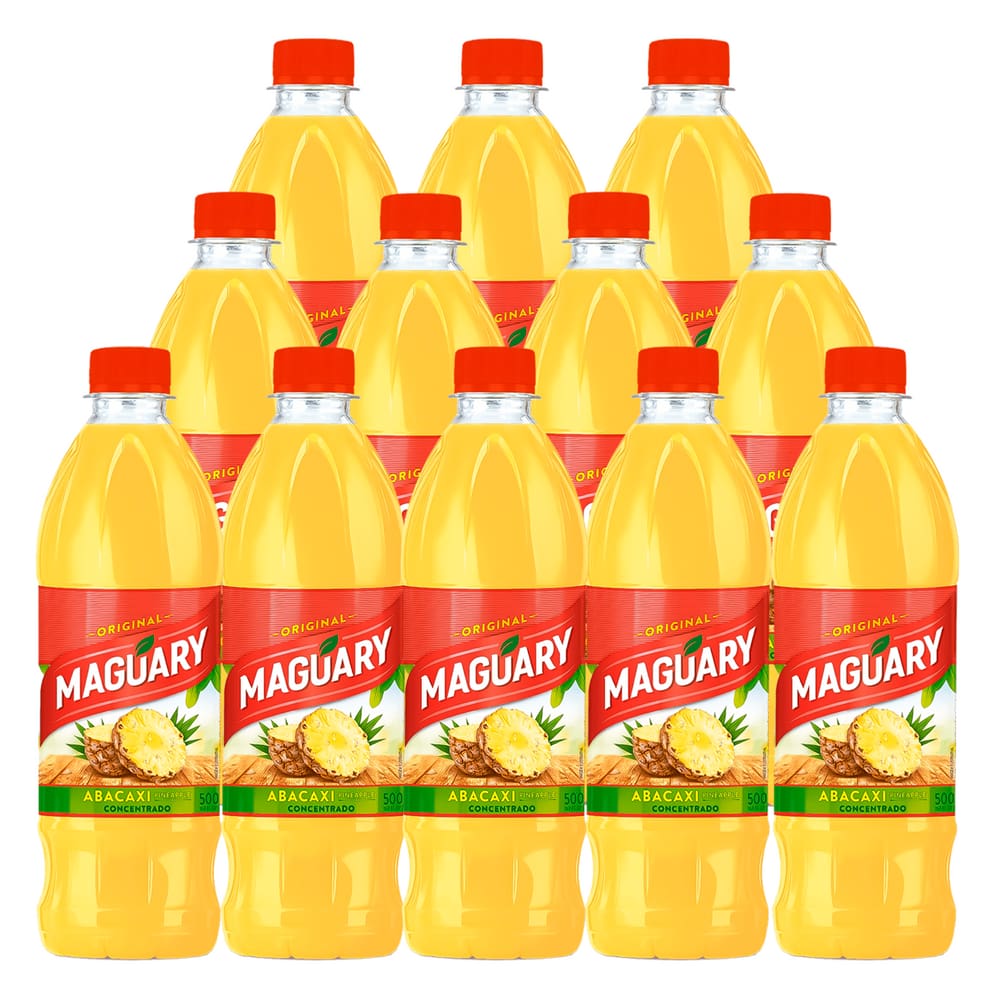 Suco Maguary Concentrado de Abacaxi 500ml 12 Unidades