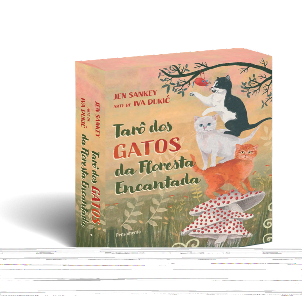 Tarô Dos Gatos Da Floresta Encantada - Caixa Com Livro + 78 Cartas