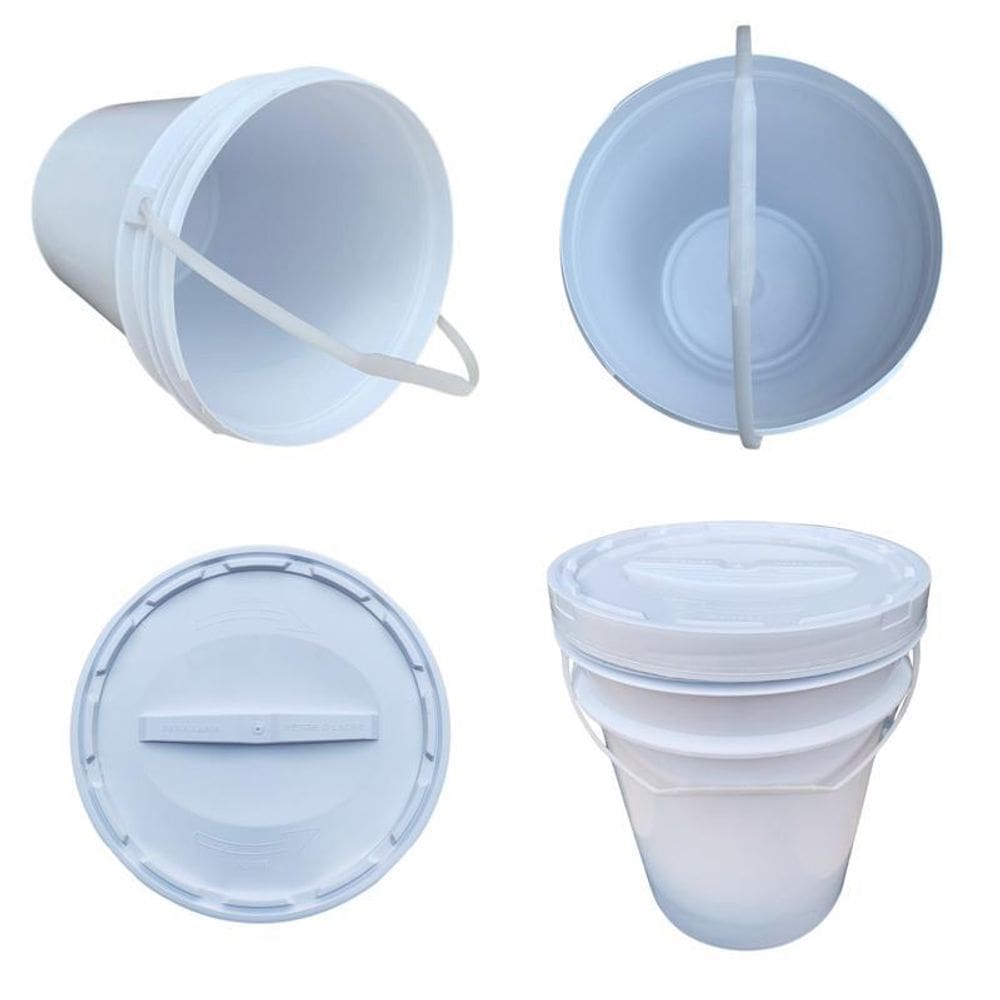 Balde Plástico 20 L Para Tinta - Kit 4 Pçs