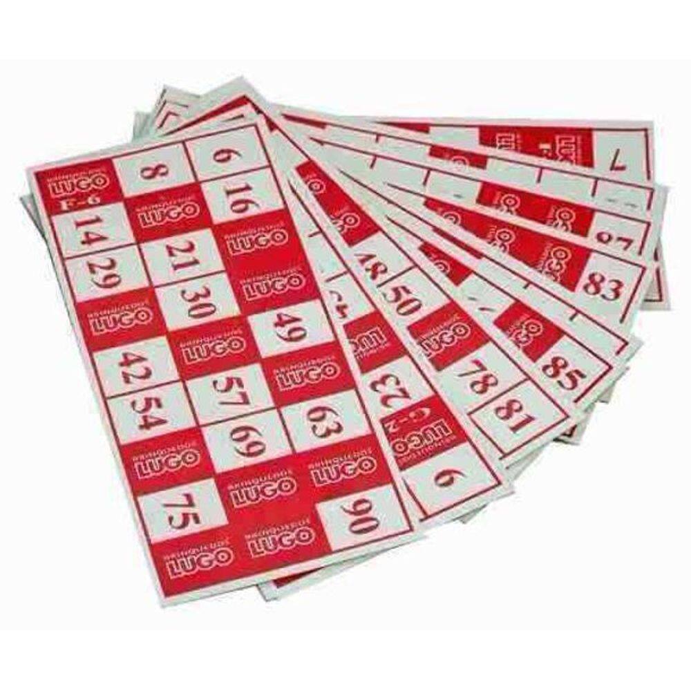 Super Bingo Lugo Jogo Divertido 48 Cartelas Globo Com Numeros