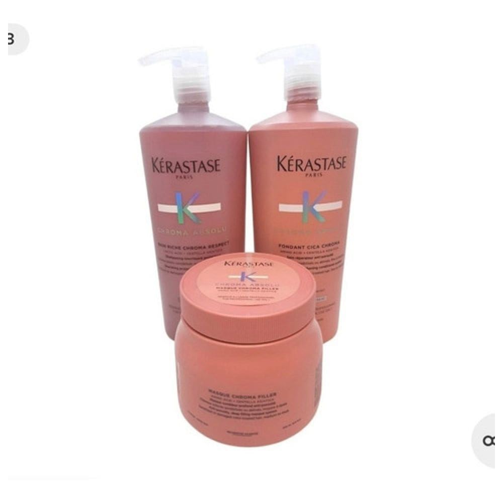 Kit Kérastase Chroma Absolu Shampoo + Condicionador+ Máscara