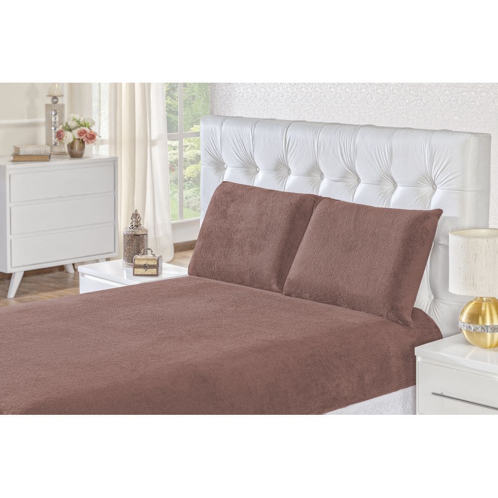 Jogo de Cama Biasoft Queen 3 Peças Rosê