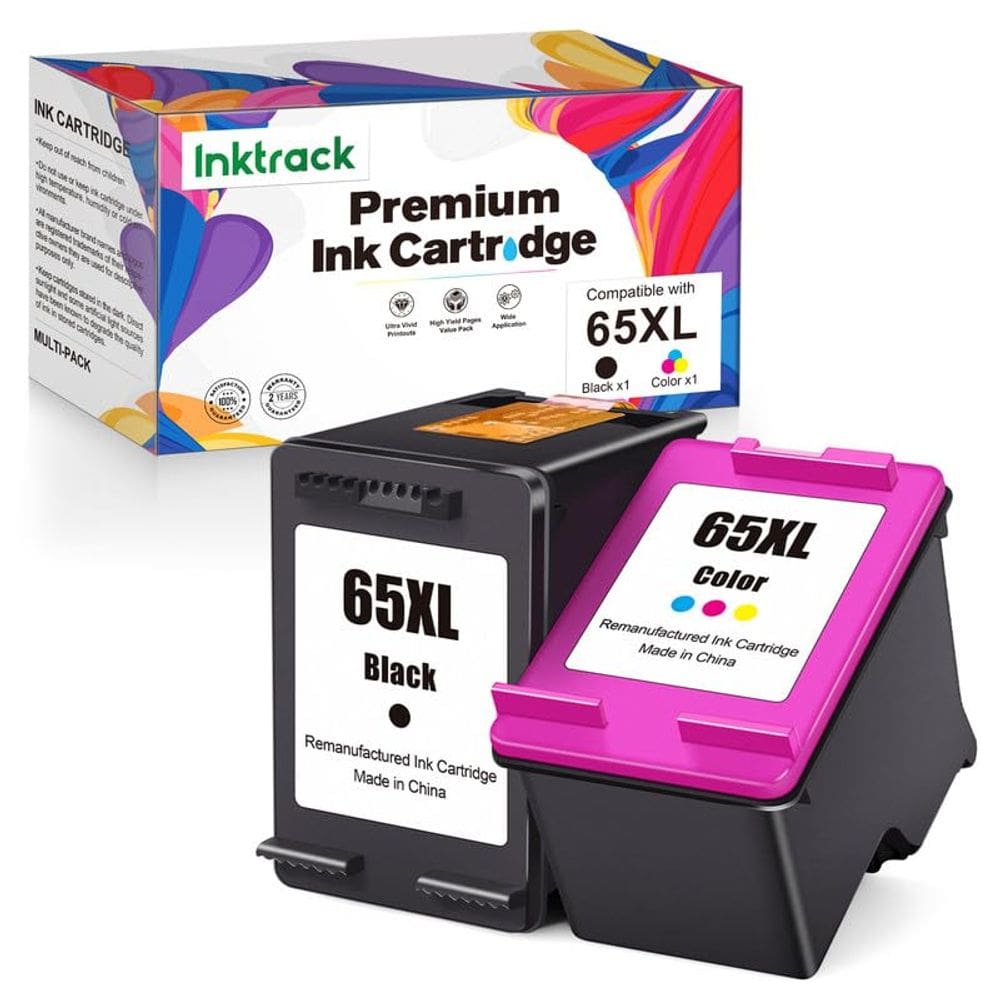 Cartucho de tinta Inktrack 65XL para Deskjet 3755 3752 3735 Envy