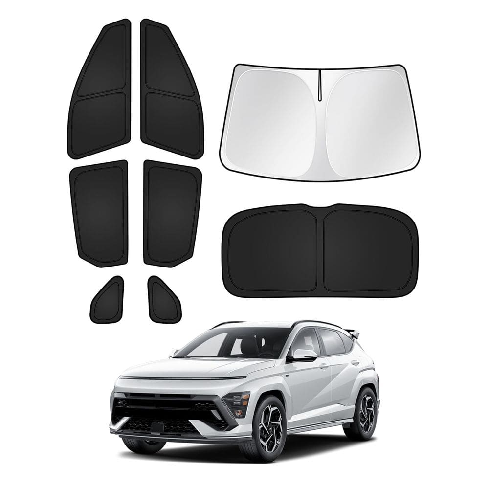 Vela de guarda-sóis para pára-brisa Hyundai Kona 2024-2025 8 unidades