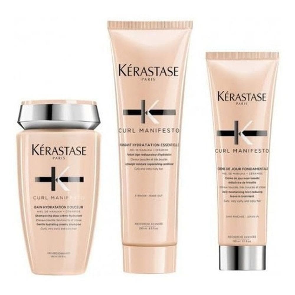 Kérastase Kit Curl Manifesto Para Cabelos Cacheados 3 Itens