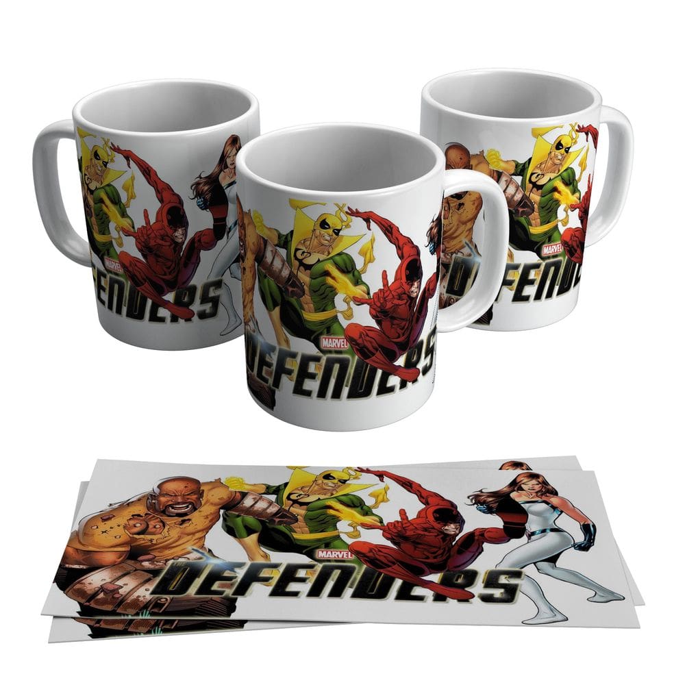 Caneca Os Defensores Série Netflix Marvel Defenders Heróis