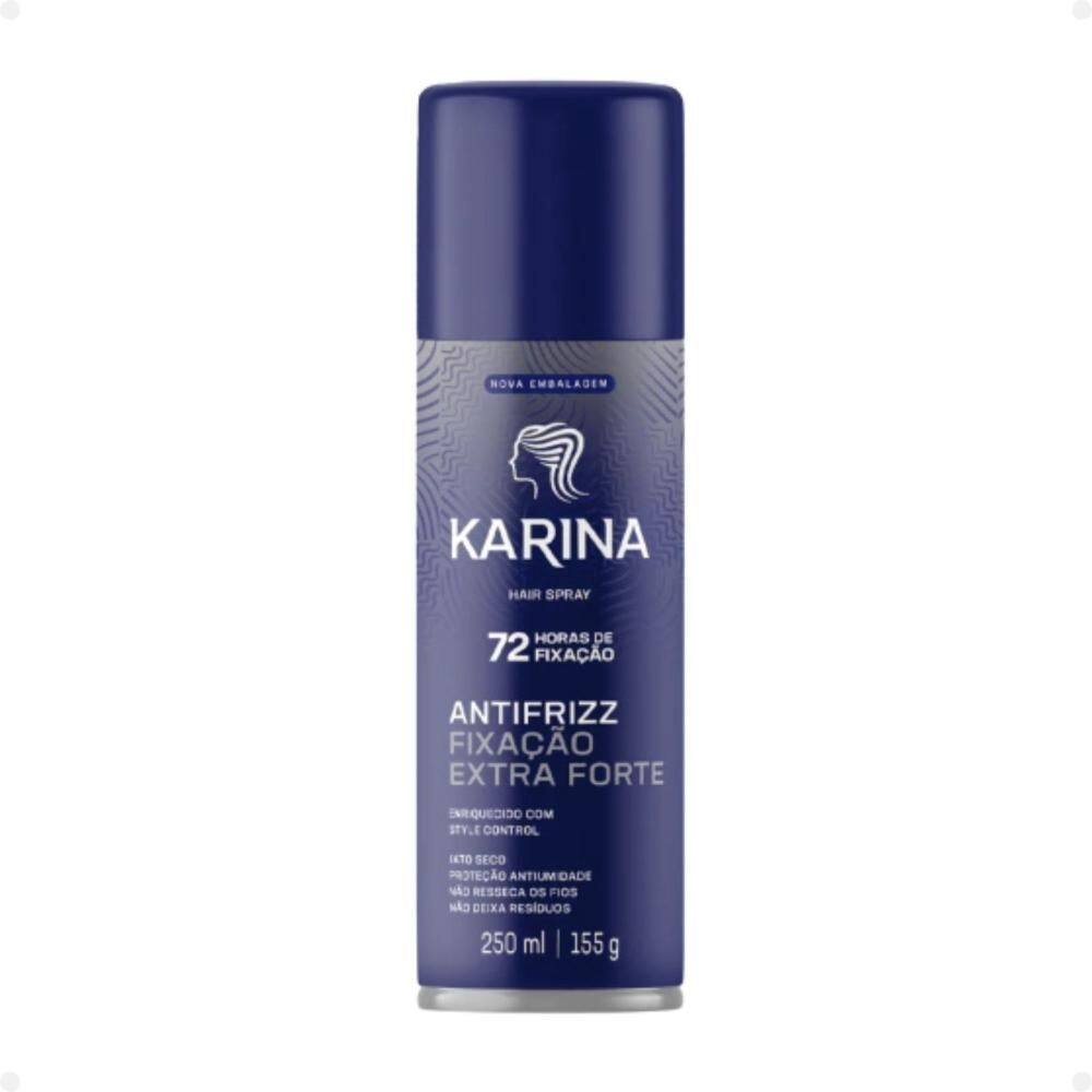Hair Spray Karina Antifrizz Fixação Extra Forte 250ml