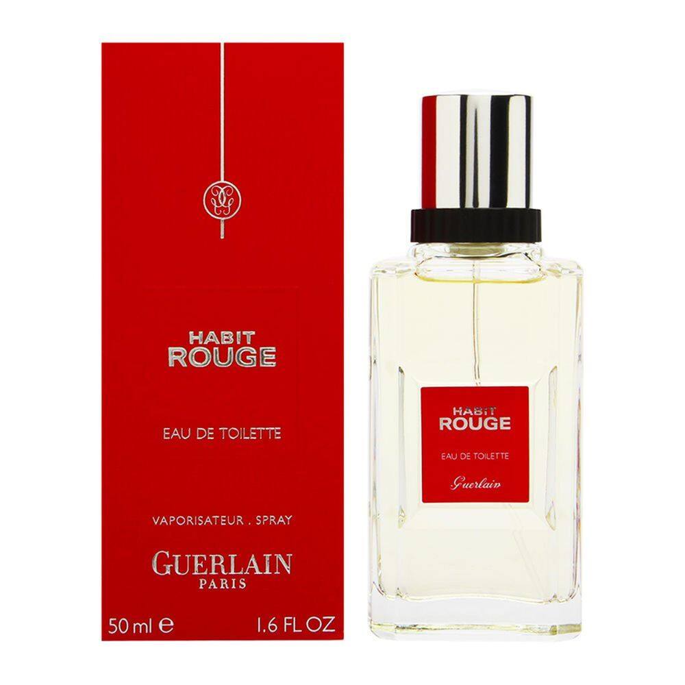 Perfume Guerlain Habit Rouge Eau De Toilette 50ml para homens
