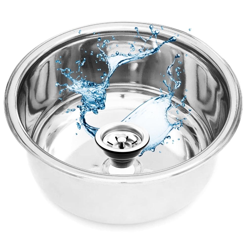 30x15 - Cuba Redonda de Inox para Consultórios Odontológicos