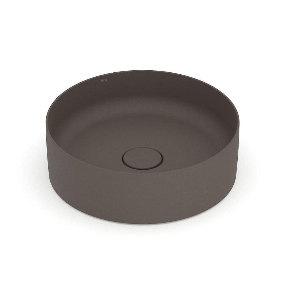 Cuba Apoio 39cm Redonda Roca T2 Terra Cafe A32787n660