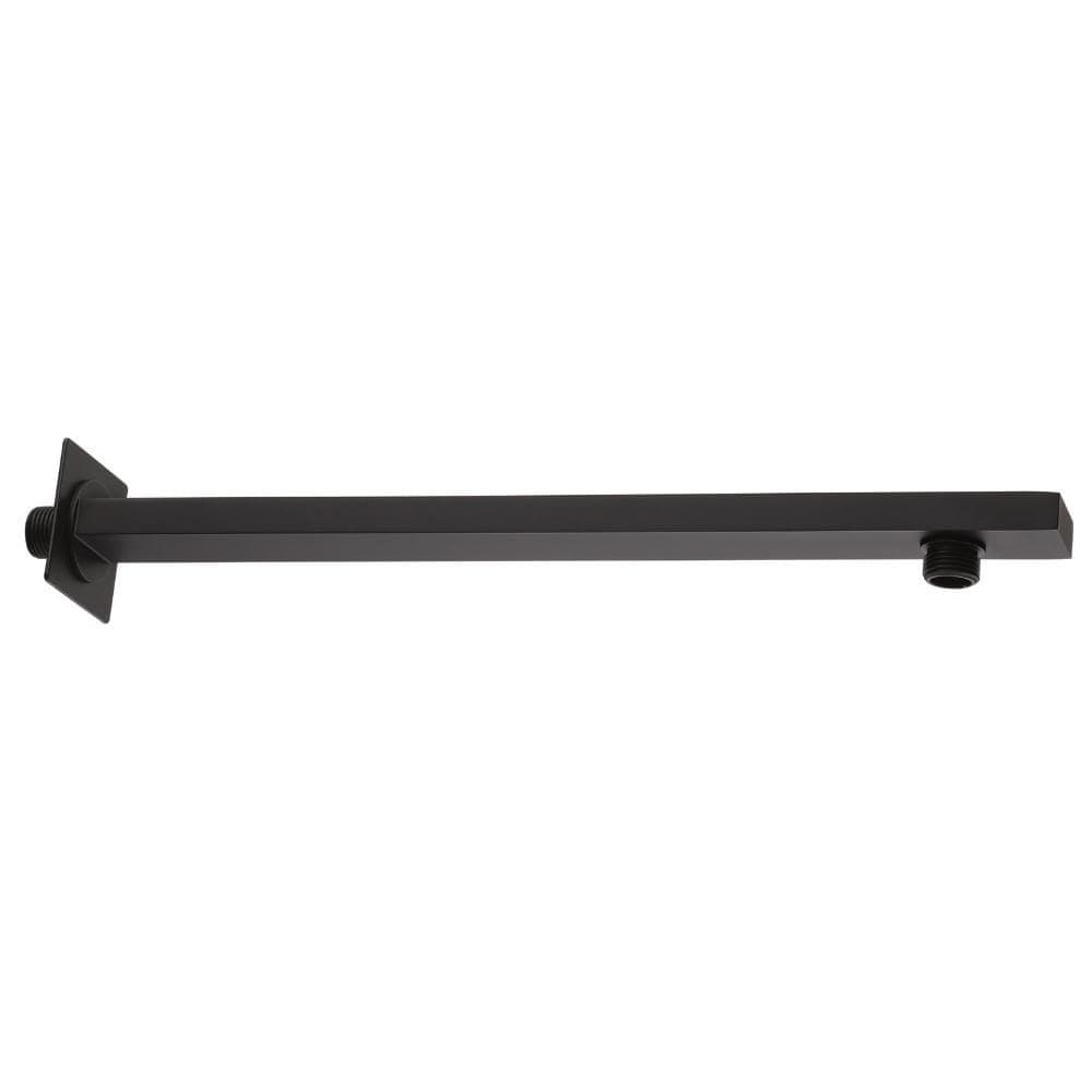 Haste Lexxa De Parede Para Ducha 40cm Black Matte Lx03b
