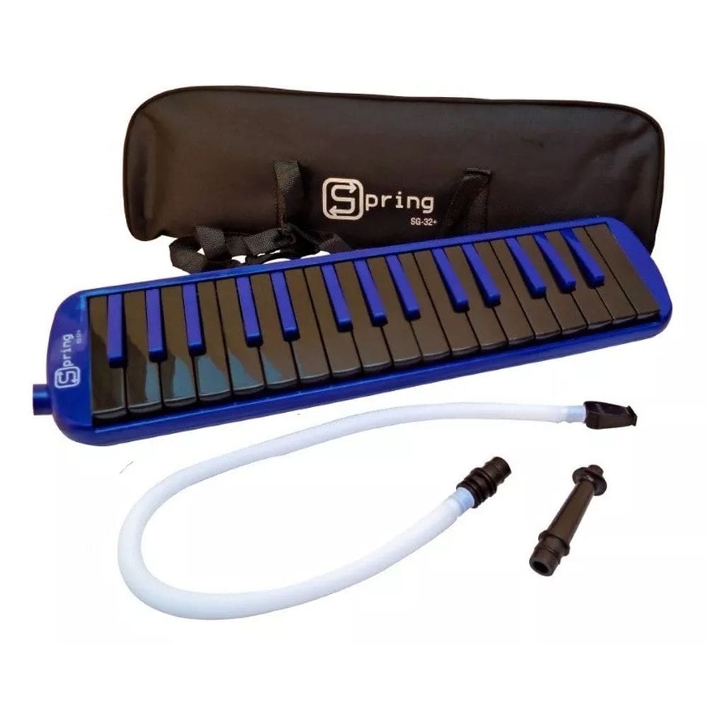 Escaleta Spring SG-32 Azul Com preto 32 Notas com Bag