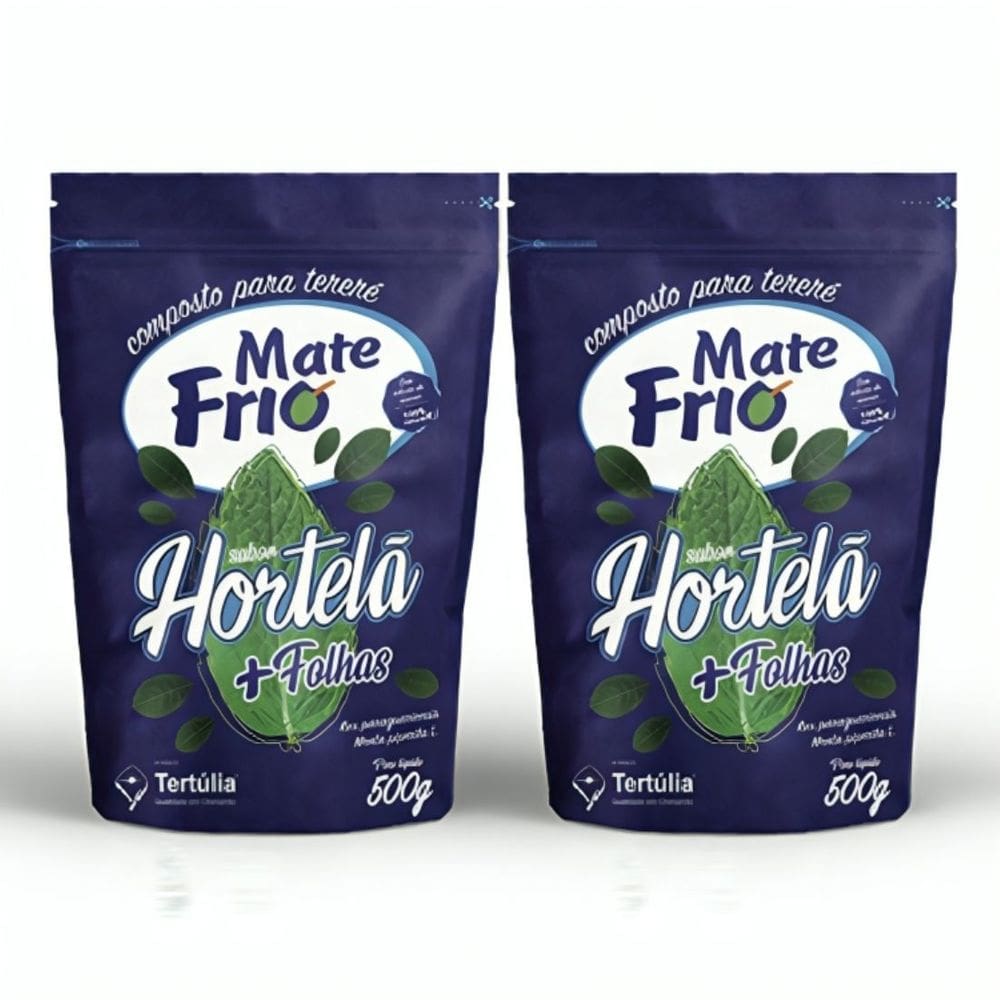 Tereré Mate Frio Hortelã Tertúlia 500g Kit com 2