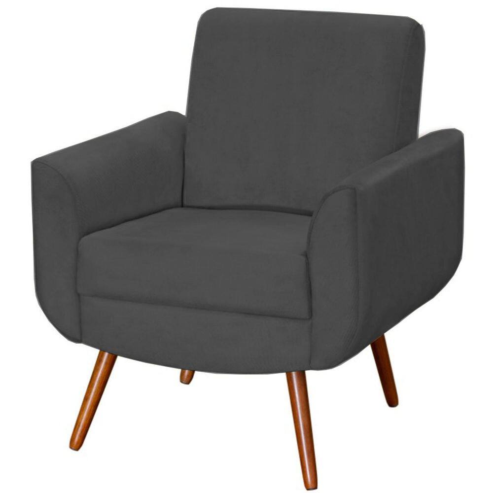 Poltrona para Sala e Escritório Decorativa Pé Palito Milão