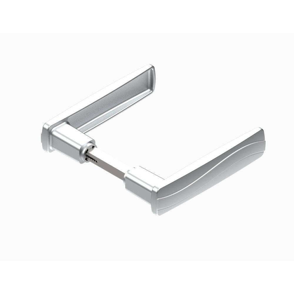 Jogo de Maçaneta HAGA - Exata 2 - M124 - Cra - 26957B