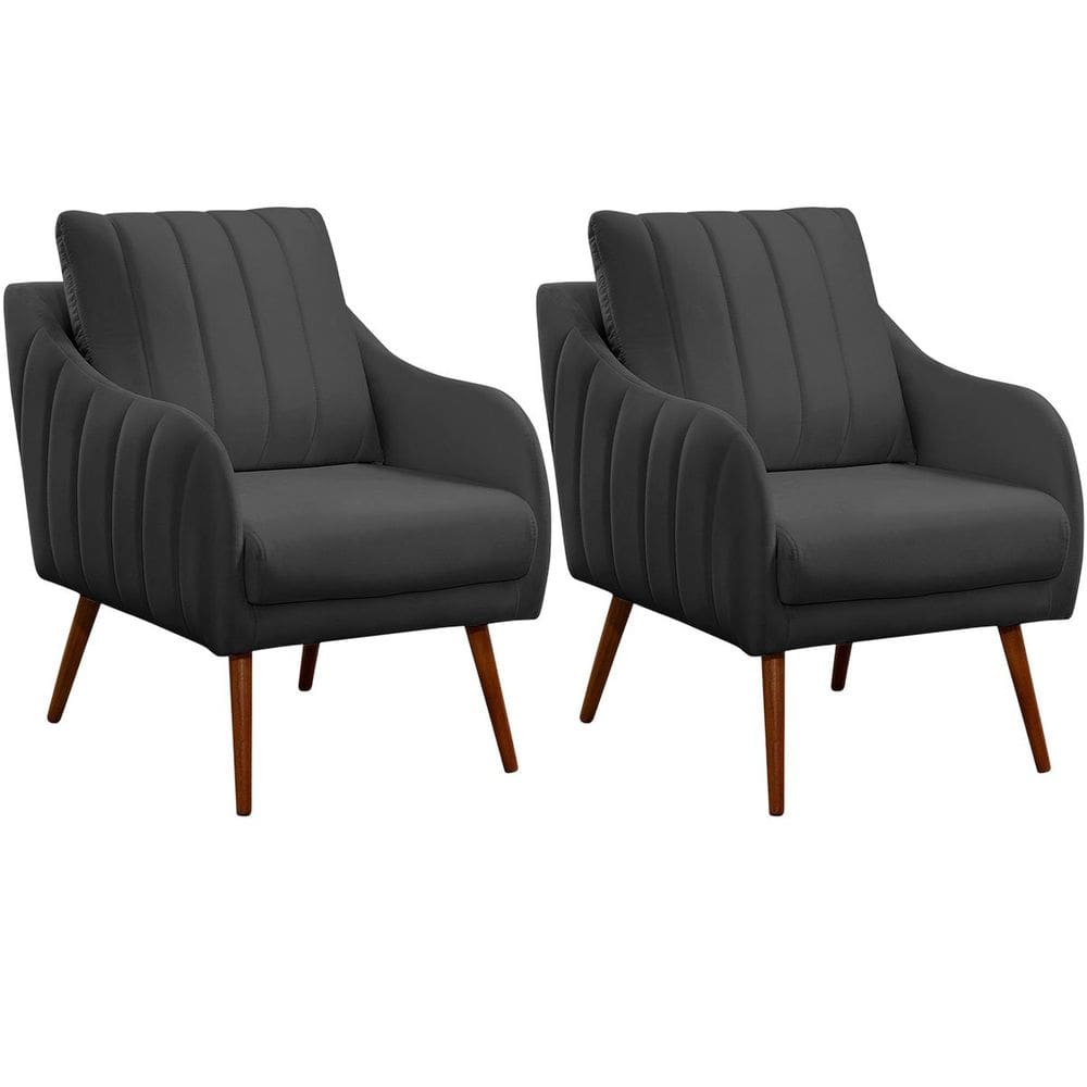Kit 2 Poltronas para Sala e Escritório Decorativas Síria