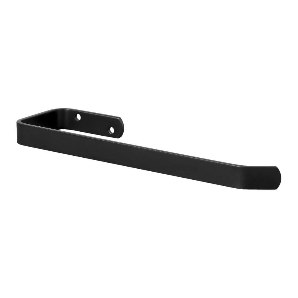 Porta Toalhas De Rosto Alumínio Preto 21Cm