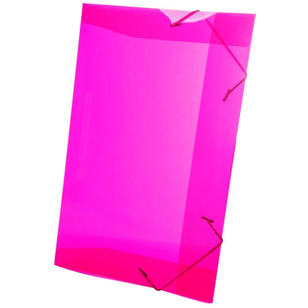 Pasta Aba Elástico Dello Line sem Lombo Rosa 33,5x23,5cm