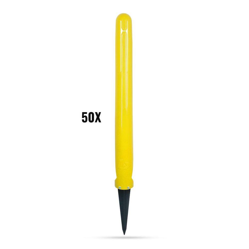 Marcador Pista C/ 50 Unidades Biker Motocross Enduro Velocross Amarelo