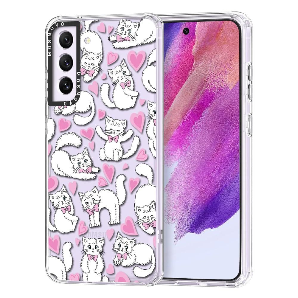 Capa de telefone MOSNOVO para Samsung Galaxy S21 FE Kitties Design