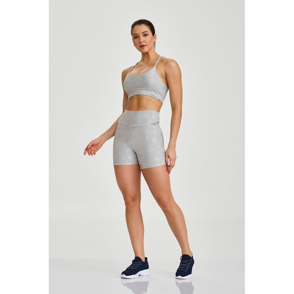Conjunto Short Exclusivo+Top Cajubrasi Cinza M(40/42)