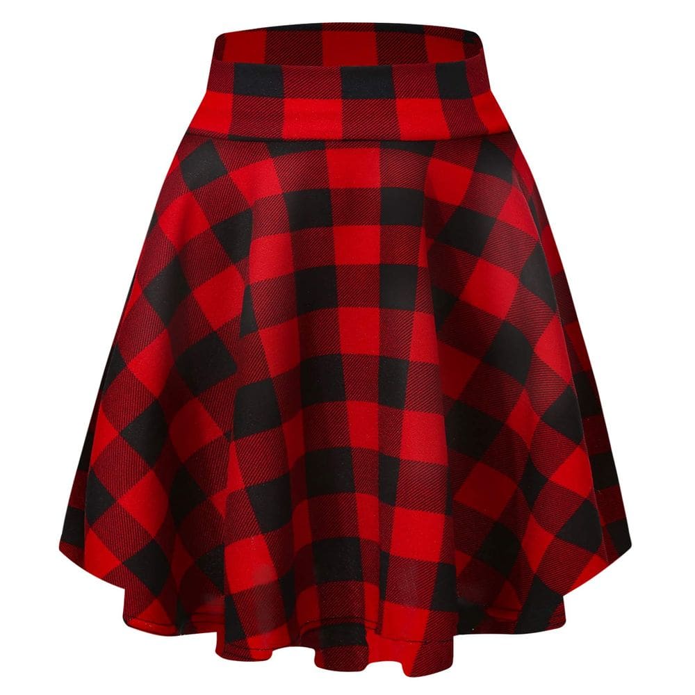 Saia midi Urban CoCo versátil, elástica, larga, cintura alta