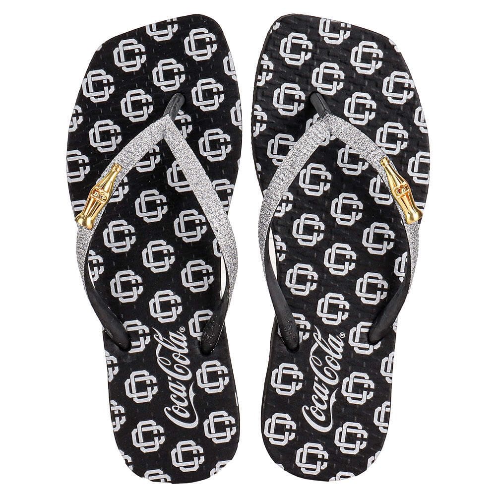 Chinelo Feminino Carlo Square Coca-Cola Cc4326