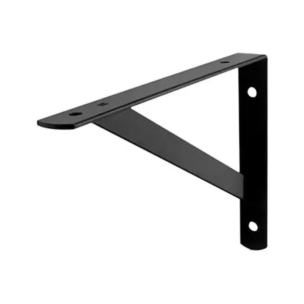 Suporte Para Prateleira Mão Francesa Aço 29Cm Preto Fertak