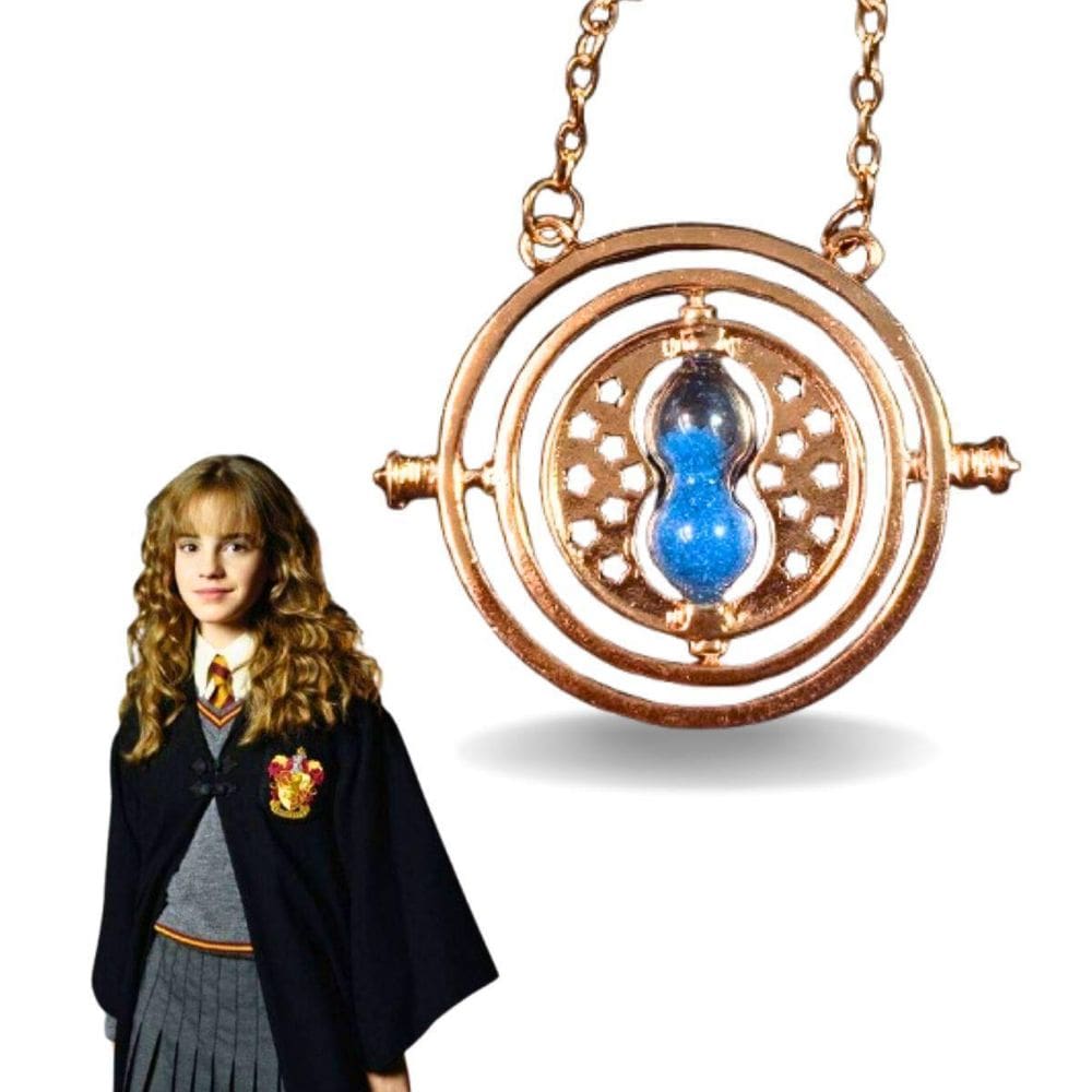 Colar Vira Tempo Hermione - Acessório Geek Harry Potter