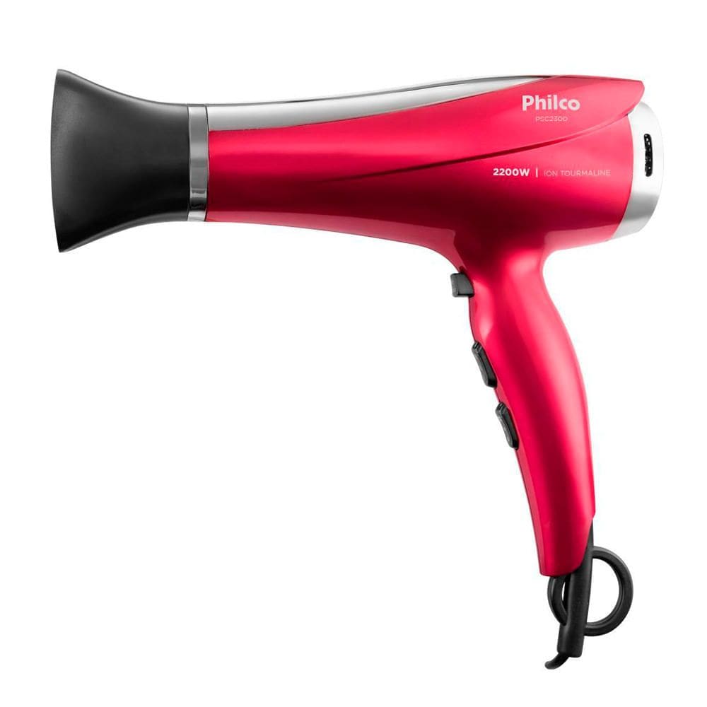 Secador de Cabelo PSC2300 Philco Vermelho Bivolt
