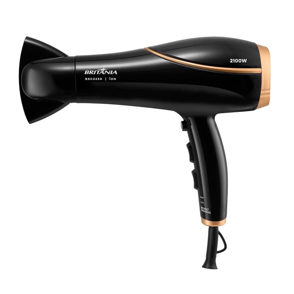 Secador de Cabelo BSC2250 Britânia Preto Bivolt