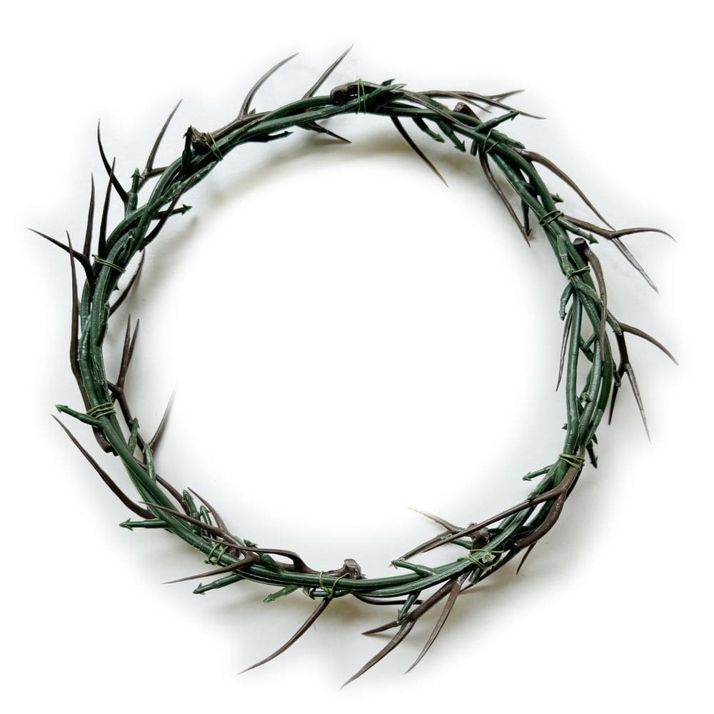 Crown of Thorns Jesus Christ Lifesize para eventos da Igreja