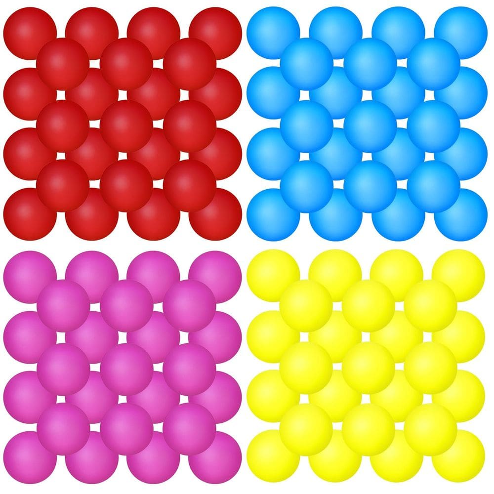 Bolas de tênis de mesa Hanaive, pacote de 100 mm, plástico a granel