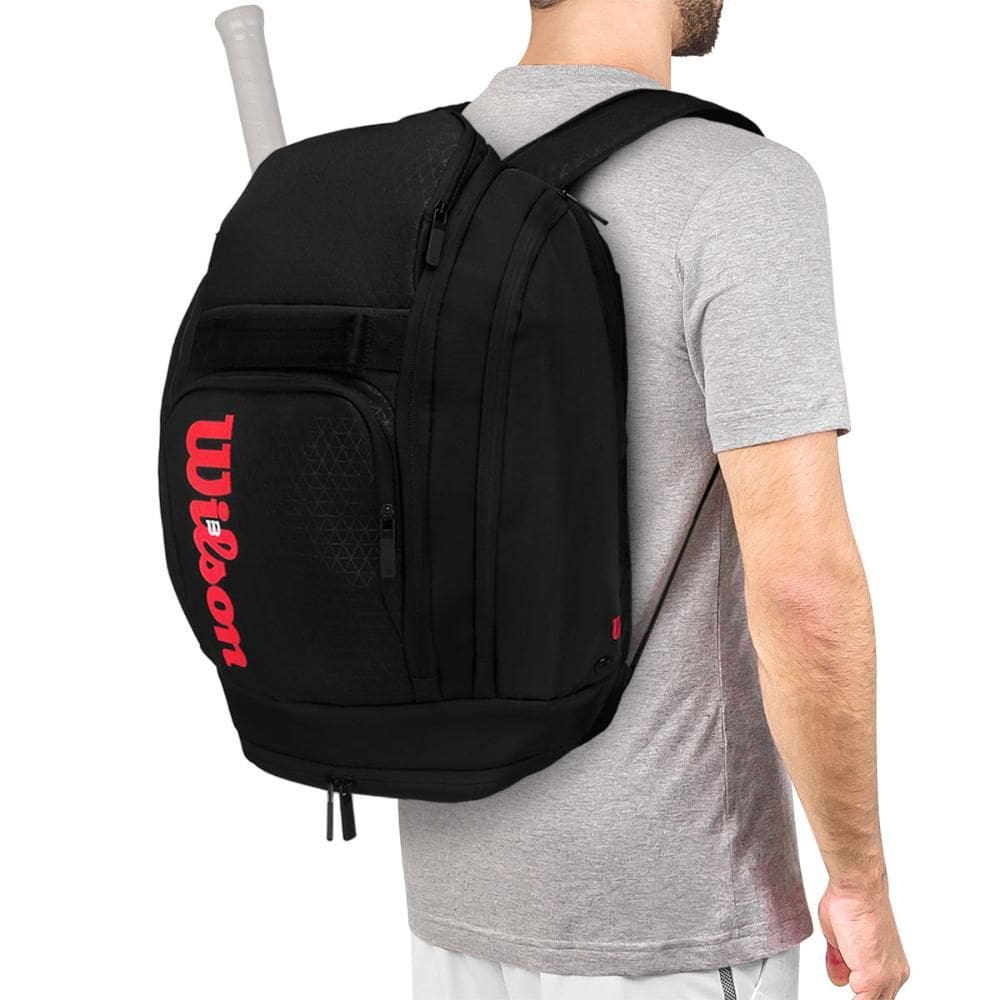 Mochila Wilson Clash V3 Super Tour Preto e Vermelho