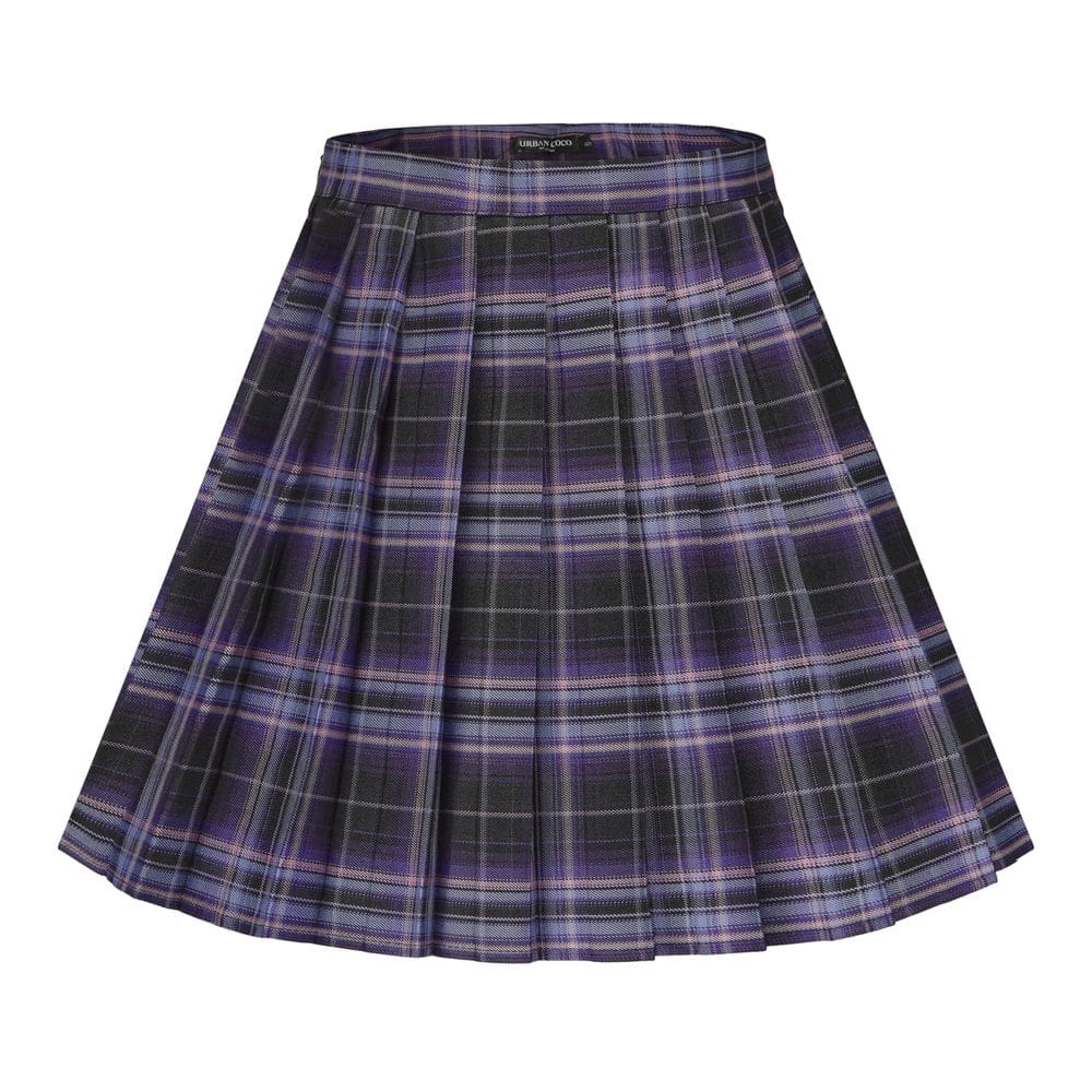 Saia Urban CoCo, uniformes femininos plissados, mini (#9, L)