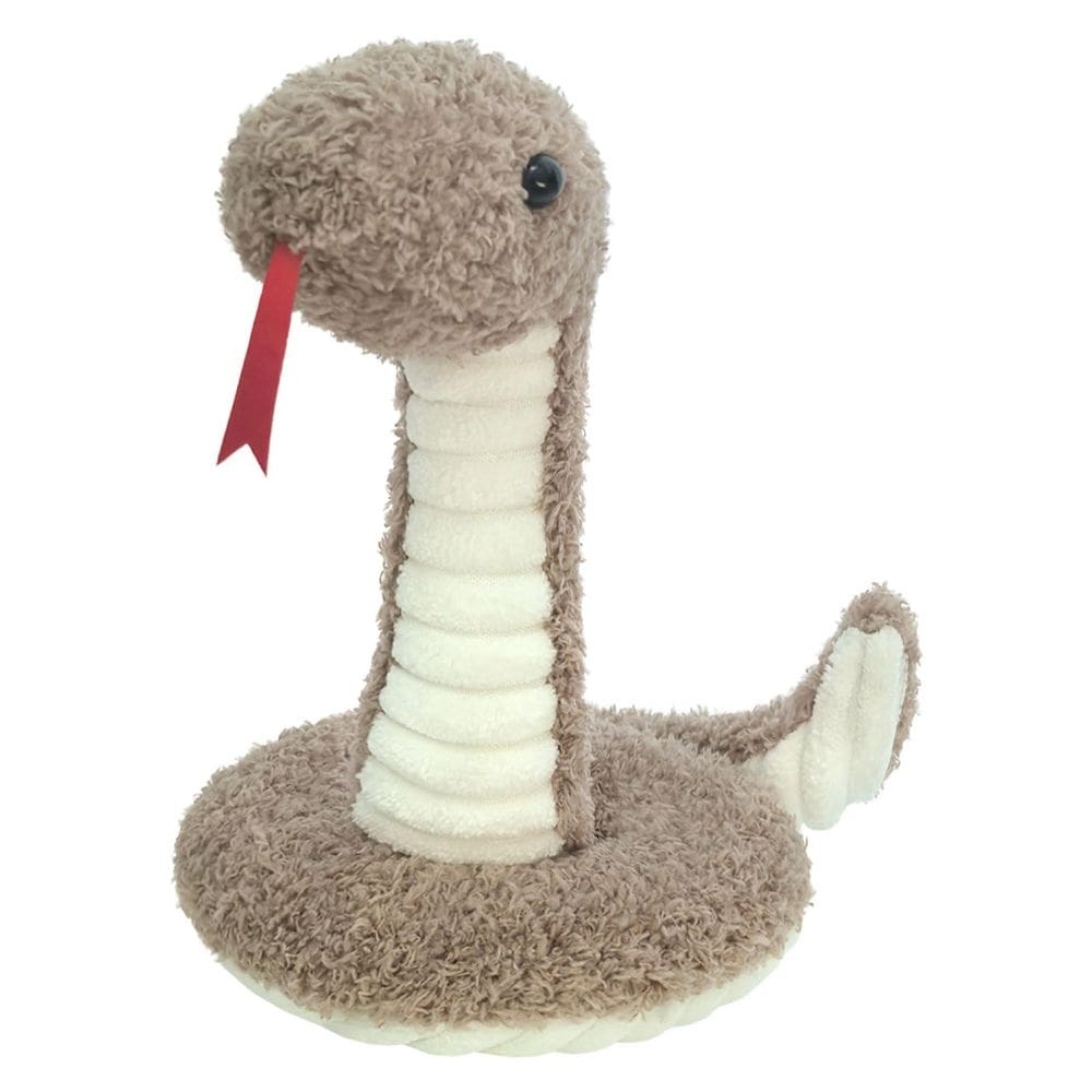 Brinquedo de pelúcia Doindute Brown Plush Snake 43 cm para crianças