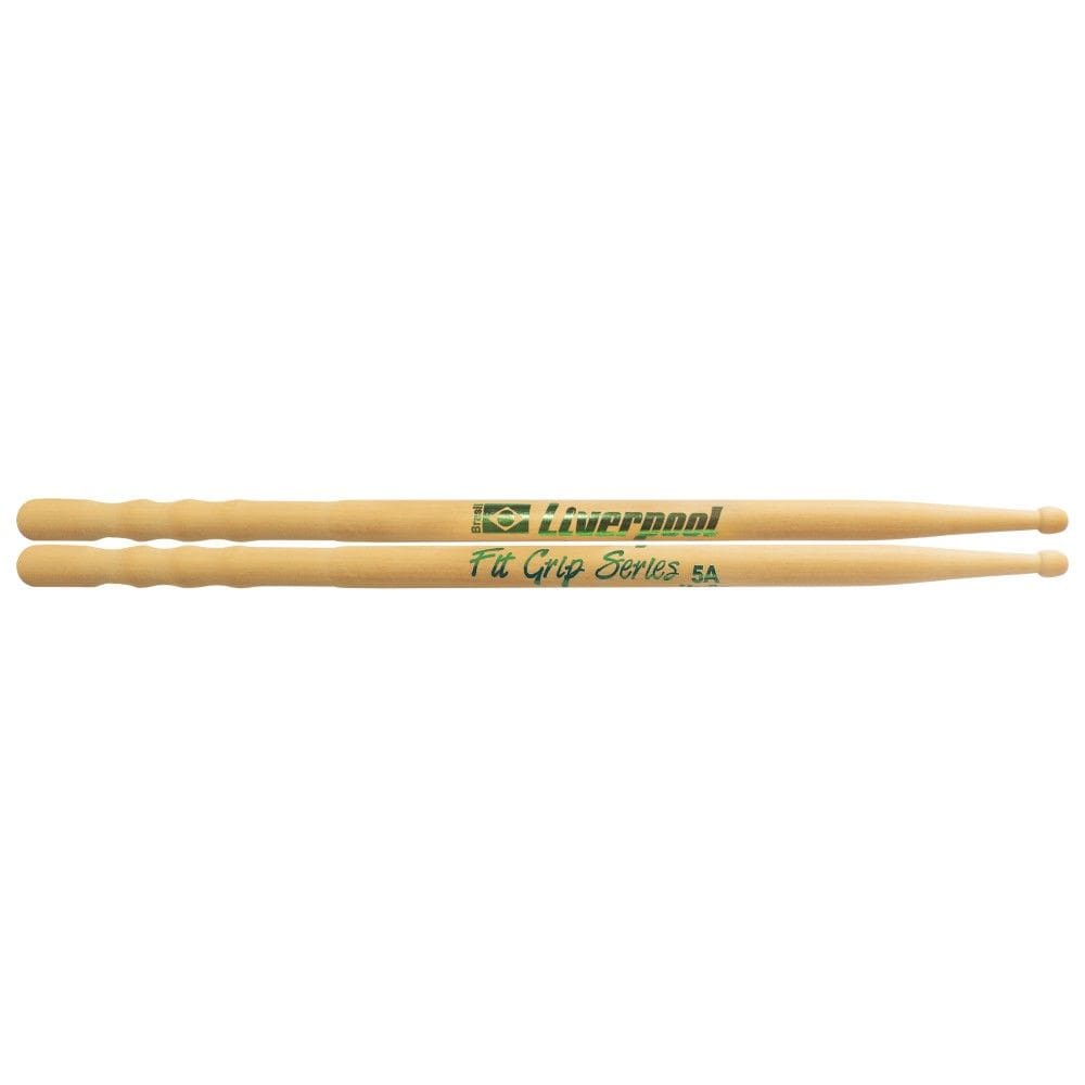 Baqueta Liverpool Fit Grip Series 5a Ponta De Madeira Marfim