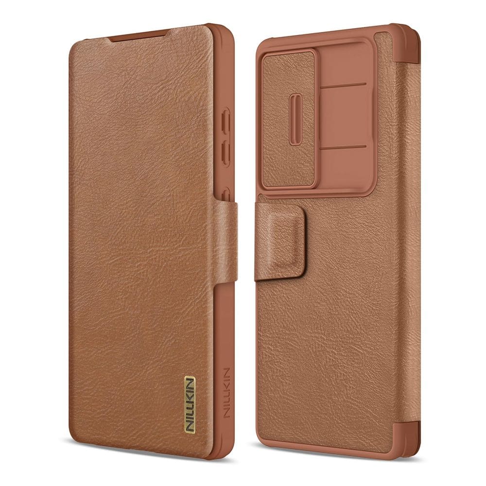 Capa tipo carteira Nillkin para Samsung Galaxy S25 Ultra com porta-cartões