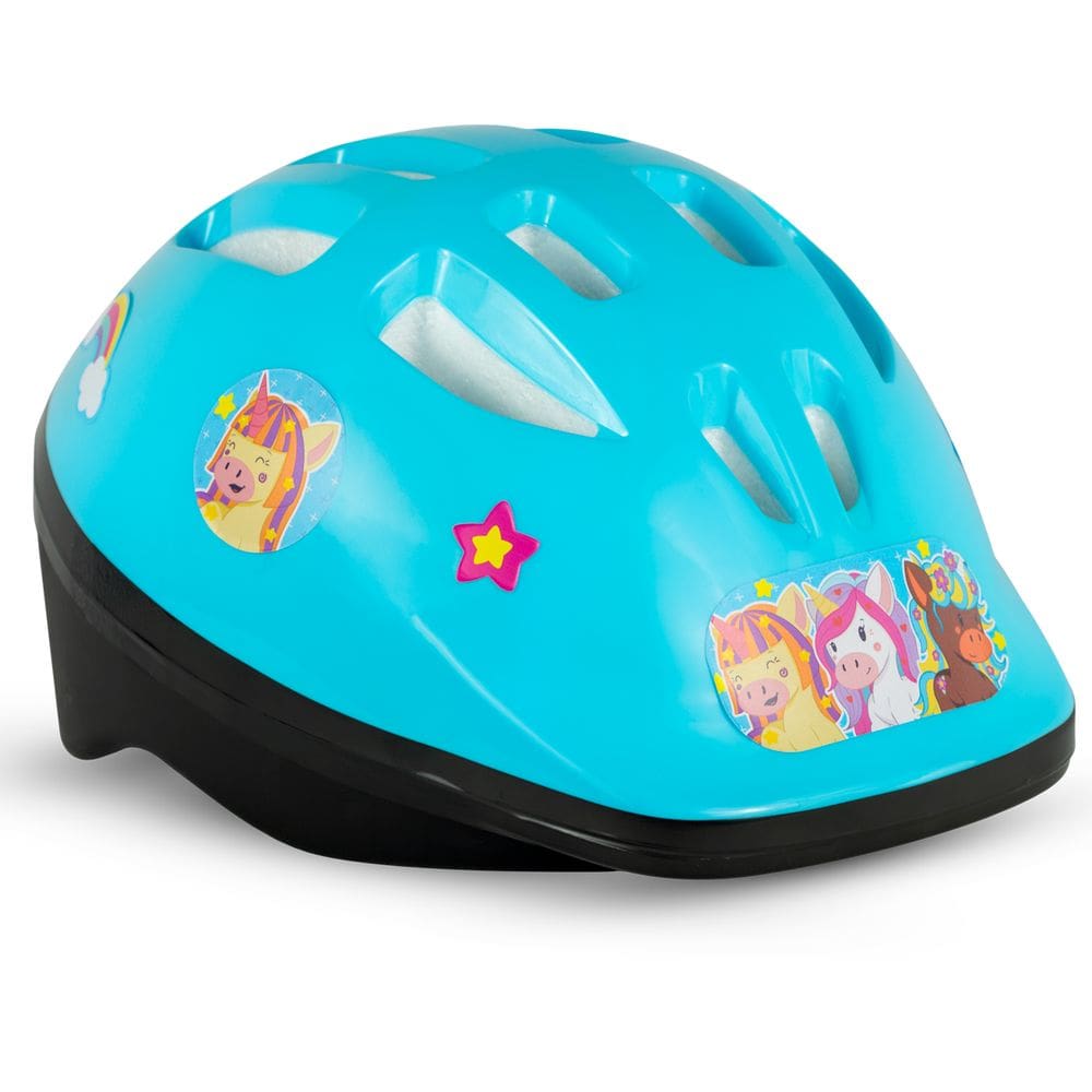 Capacete Infantil Ajustável 10 Entrada de Ar Espumas Interna Unicórnio Nathor