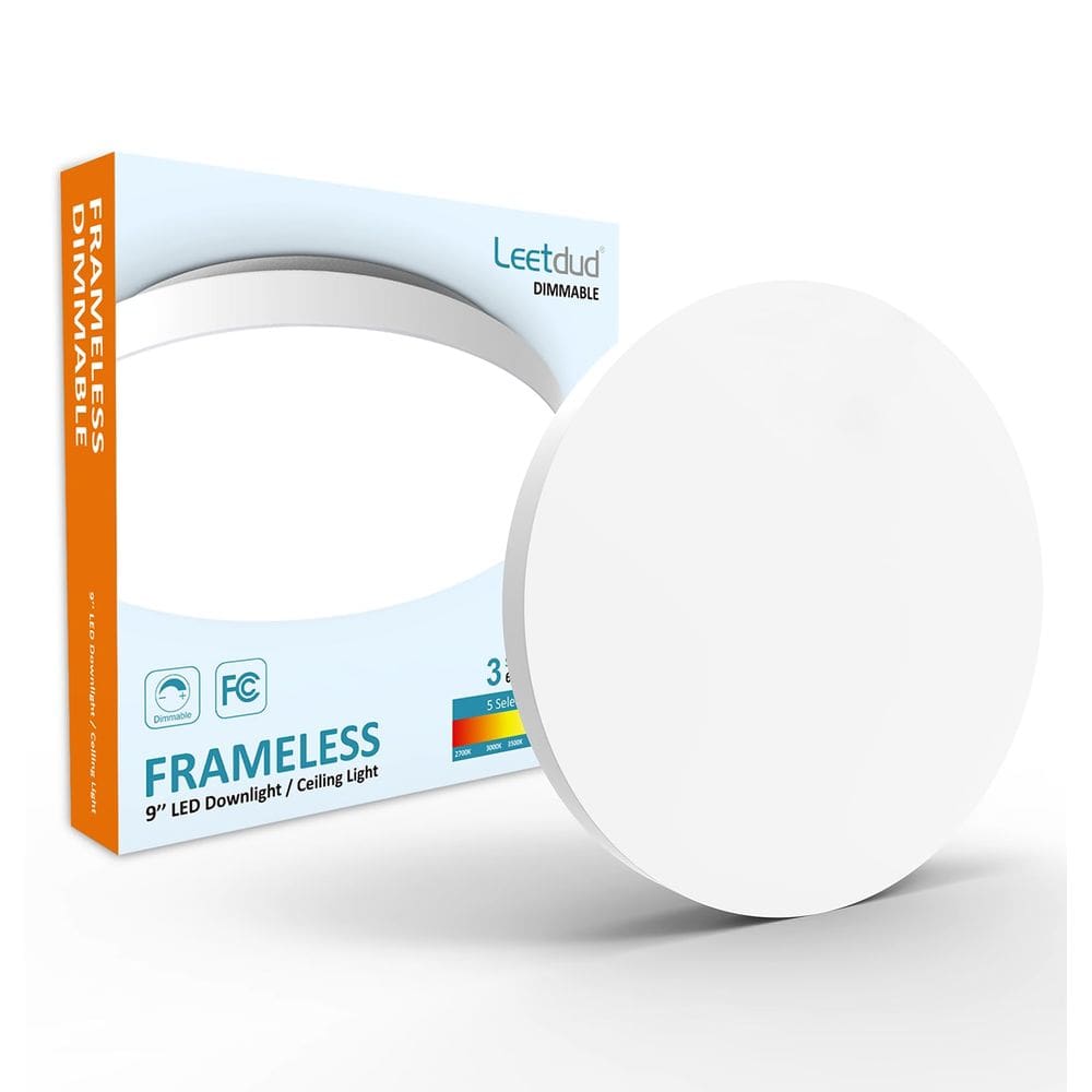 Luminária de teto Leetdud Flush Mount 18W regulável