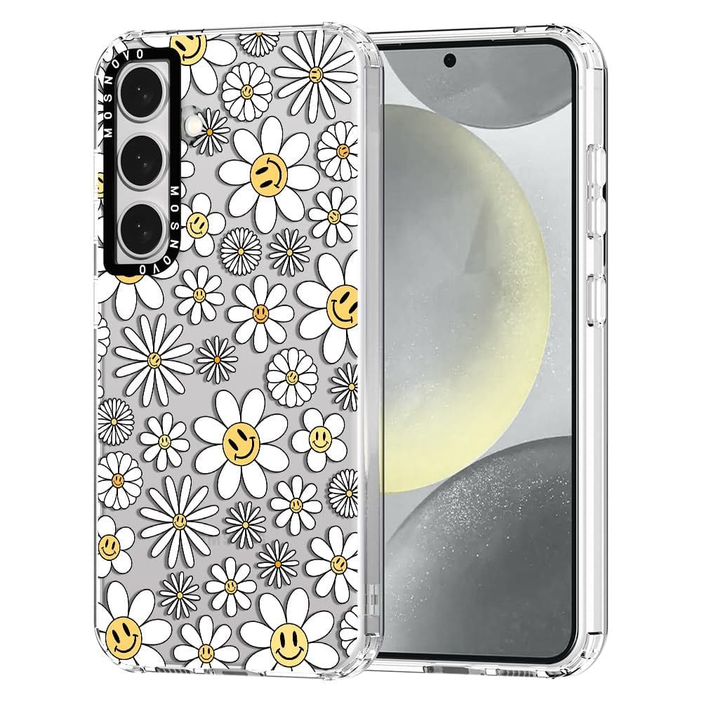 Capa de telefone MOSNOVO para Samsung Galaxy S24 Plus Happy Daisy