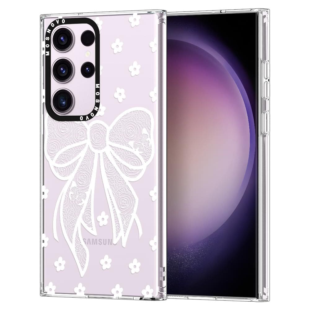 Capa de telefone MOSNOVO para Samsung Galaxy S23 Ultra Lacey Bow