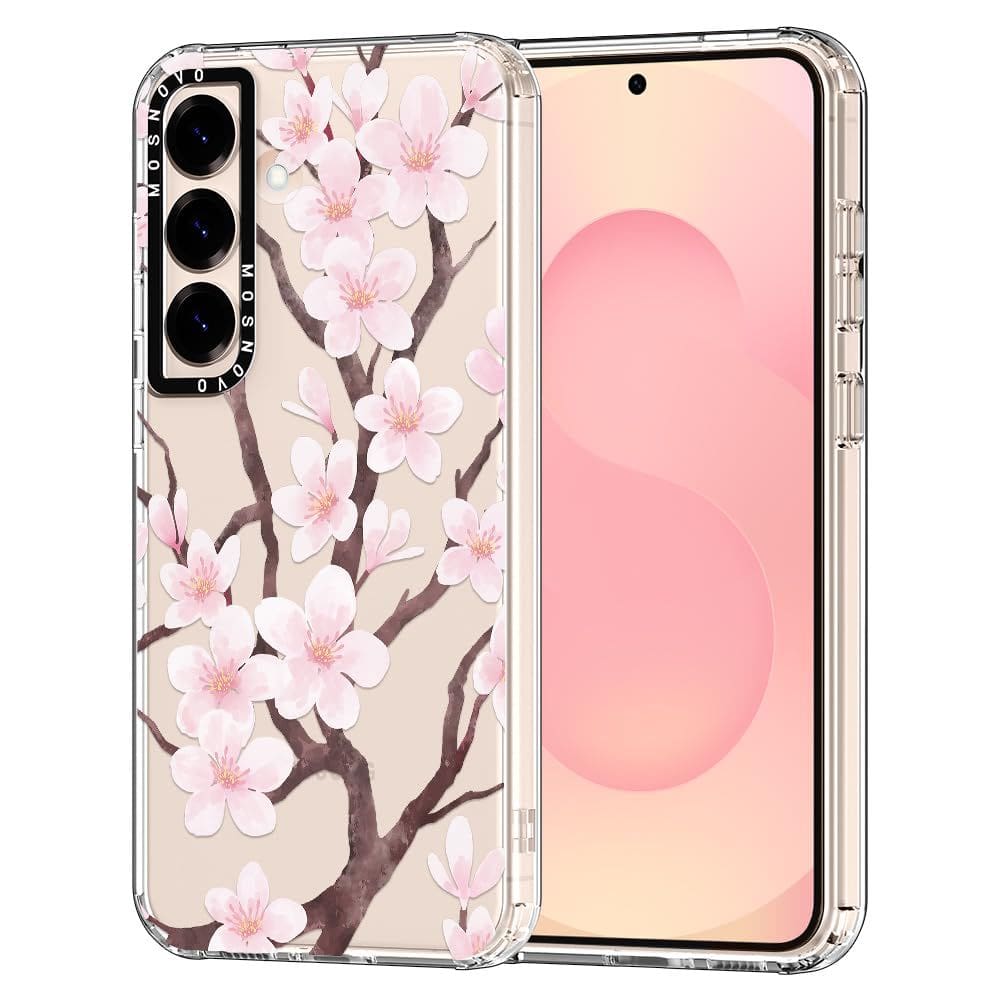 Capa de telefone MOSNOVO para Samsung Galaxy S25 Cherry Blossom