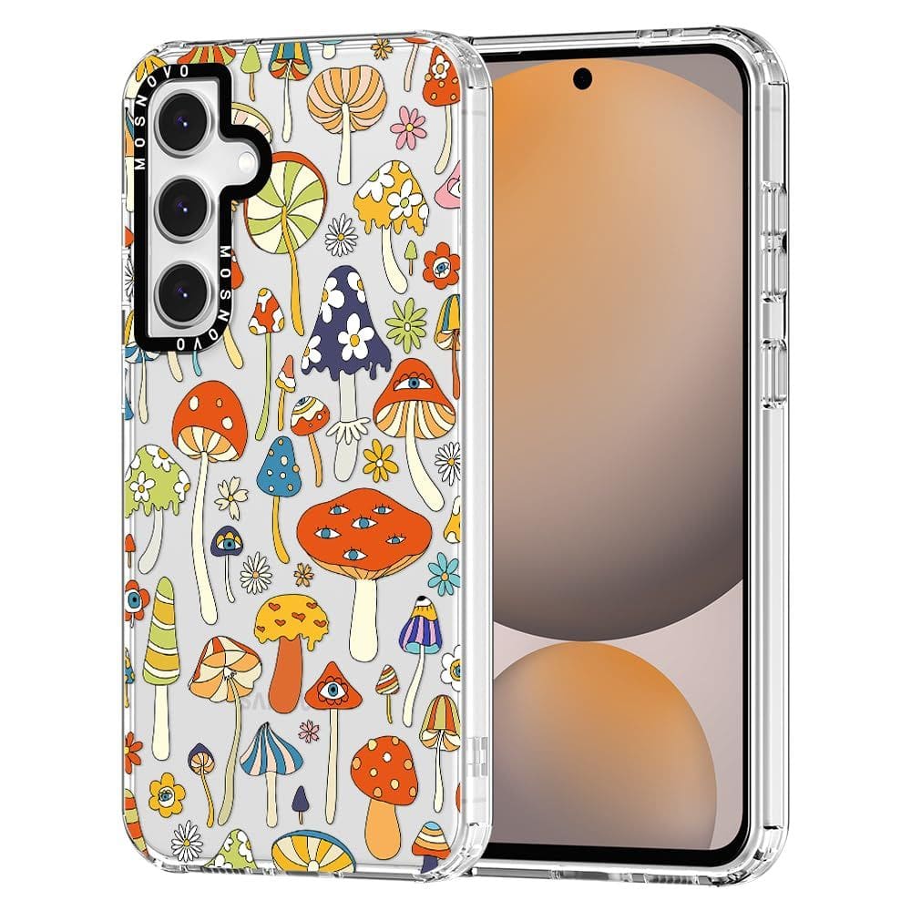 Capa de telefone MOSNOVO para Samsung Galaxy S24 FE Mushroom Art
