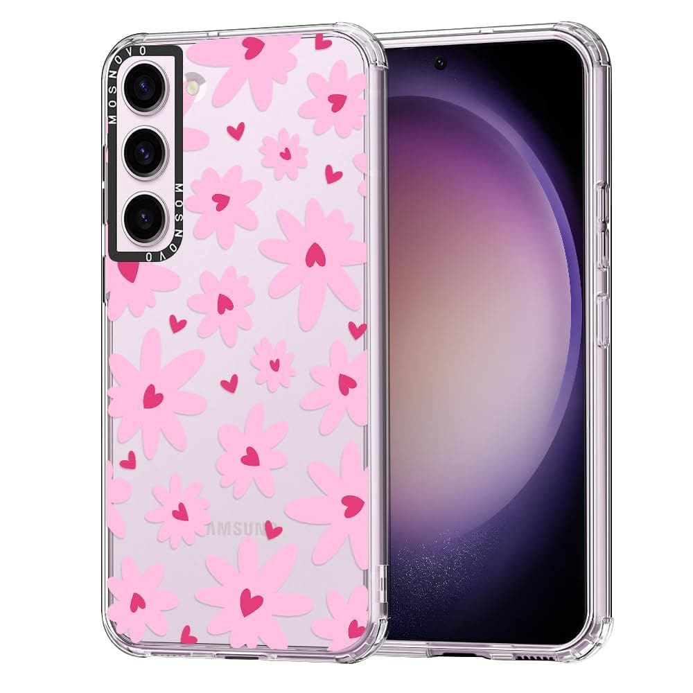 Capa de telefone MOSNOVO para Samsung Galaxy S23 Plus Love in Bloom