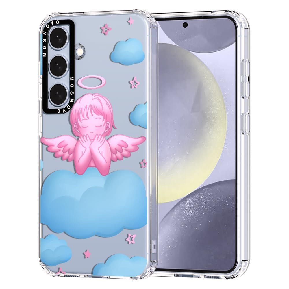 Capa de telefone MOSNOVO para Samsung Galaxy S24 Buffertech Pink